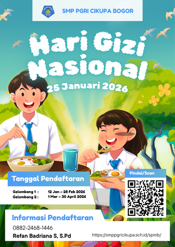 Hari Gizi Nasional 25 Januari 2026; Mewujudkan Generasi Sehat, Cerdas, dan Berkarakter