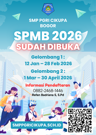 SPMB SMP PGRI Cikupa Bogor Sudah Dibuka, Ayo Daftar