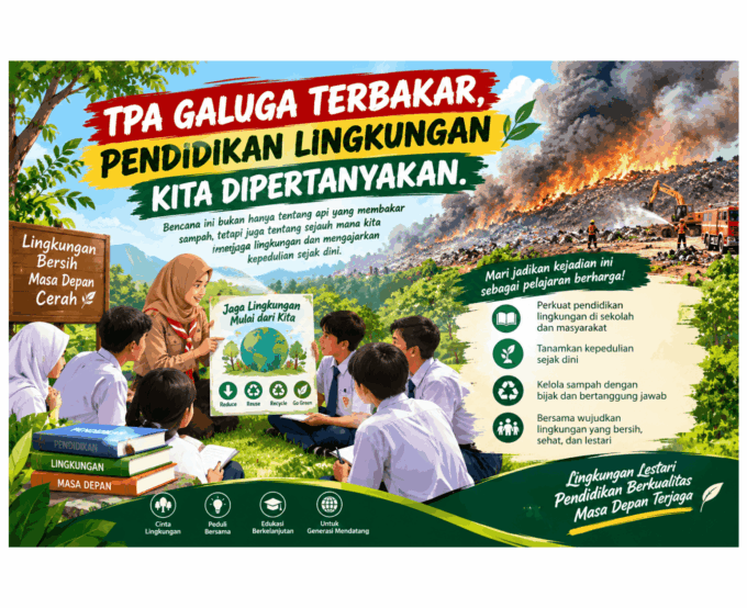 Galuga Terbakar, Pendidikan Lingkungan Kita Dipertanyakan